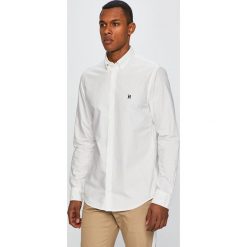 Tommy Hilfiger - Koszula Lewis Hamilton. Różowe koszule męskie TOMMY HILFIGER, s, bez wzorów, z bawełny, casualowe, button down, z długim rękawem. Za 449,90 zł.