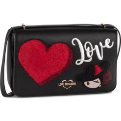 Torebka LOVE MOSCHINO - JC4089PP18LP0000 Nero. Czarne listonoszki damskie Love Moschino, bez wzorów, ze skóry ekologicznej, bez dodatków. Za 979,00 zł.