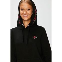 Sublevel - Bluza. Czarne bluzy z kieszeniami damskie Sublevel, l, z nadrukiem, z bawełny, z kapturem. Za 169,90 zł.
