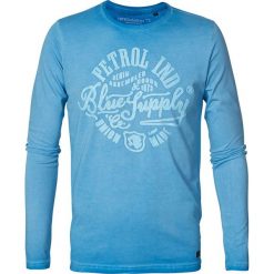 T-shirty męskie z nadrukiem: Koszulka w kolorze niebieskim
