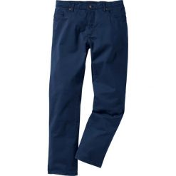 Rurki męskie: Spodnie ze stretchem Slim fit bonprix ciemnoniebieski