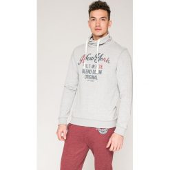 Blend - Bluza. Szare bejsbolówki męskie Blend, l, z nadrukiem, z bawełny, bez kaptura. W wyprzedaży za 69,90 zł.