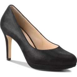 Szpilki HÖGL - 6-108001 Black 0100. Czarne półbuty damskie HÖGL, bez wzorów, ze skóry, bez obcasa, na obcasie, bez zapięcia. W wyprzedaży za 419,00 zł.