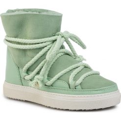Buty INUIKII - Sneaker Classic 70202-5 Light Green. Zielone kozaki damskie Inuikii, na zimę, ze skóry, bez obcasa, bez zapięcia. W wyprzedaży za 519,00 zł.