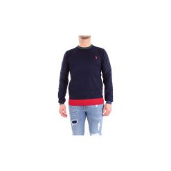 Swetry U.S Polo Assn. 50530-51958. Niebieskie swetry klasyczne męskie marki U.S. Polo Assn., s, polo. Za 259,02 zł.