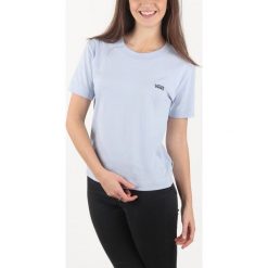 Vans Junior V Koszulka Niebieski. Niebieskie koszulki damskie Vans, m, z nadrukiem, z bawełny, bez kołnierzyka, z krótkim rękawem. Za 128,95 zł.