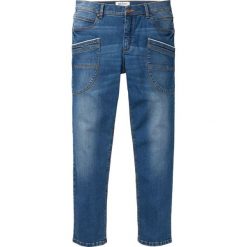Dżinsy Regular Fit Straight bonprix niebieski "medium bleached". Niebieskie jeansy męskie bonprix, m, bez wzorów, z jeansu. Za 109,99 zł.