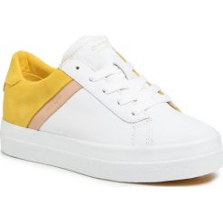 Sneakersy GANT - Avona 20531503 Br. Wht./Mim. Yellow G288. Żółte półbuty damskie GANT, ze skóry. Za 469,00 zł.