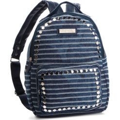 Plecak REFRESH - 83208 Navy. Niebieskie plecaki damskie marki Refresh, bez wzorów, ze skóry ekologicznej. Za 199,00 zł.