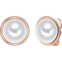 Pozłacane klipsy z perłami. Żółte klipsy damskie The Pacific Pearl Company, Nova Pearls Copenhagen & Co., z perłą, złote. W wyprzedaży za 57,95 zł.