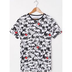Koszulka Looney Tunes - Biały. Białe koszulki męskie House, s, bez wzorów, bez kołnierzyka, bez rękawów. Za 59,99 zł.