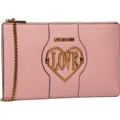 Torebka LOVE MOSCHINO - JC5300PP0AKT0601 Cipria. Różowe torebki klasyczne damskie Love Moschino, bez wzorów, ze skóry, wizytowe, bez dodatków. Za 829,00 zł.