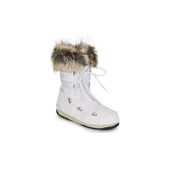 Śniegowce Moon Boot MOON BOOT MONACO LOW WP 2. Białe śniegowce damskie Moon Boot, bez zapięcia. W wyprzedaży za 585,70 zł.