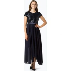 Marie Lund - Damska sukienka wieczorowa, niebieski. Niebieskie sukienki damskie Marie Lund, l, bez wzorów, z szyfonu, eleganckie, bez kołnierzyka, bez rękawów. Za 499,95 zł.