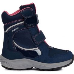 Geox buty zimowe dziewczęce New Alaska 34 niebieski. Niebieskie buty dziewczęce zimowe Geox, bez zapięcia. Za 329,00 zł.