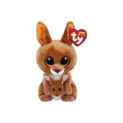 Przytulanki i maskotki: Beanie Boos Kipper – Brązowy Kangur 15 cm 37226 Maskotka TY INC