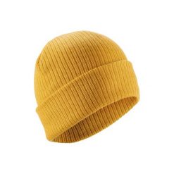 Czapka narciarska FISHERMAN. Brązowe czapki damskie marki WED'ZE, z dzianiny. Za 24,99 zł.