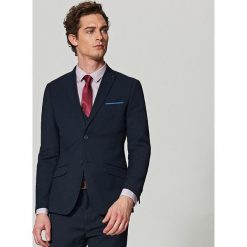 Marynarki męskie: Marynarka garniturowa slim fit – Granatowy