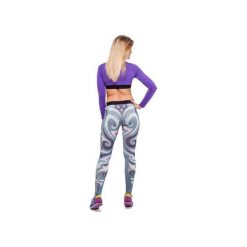 Mut Leggins (Pastel Grey). Szare legginsy damskie OKUAKU, l, z nadrukiem, z elastanu. Za 127,20 zł.