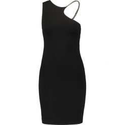 Sukienki hiszpanki: Topshop CHAIN CURVE MINI Sukienka z dżerseju black