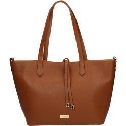 Torba - 4-237-O D CUO. Żółte torebki klasyczne damskie Venezia, ze skóry. Za 265,00 zł.