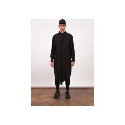Koszula Double Black. Czarne koszule męskie Girl Little Boy, s, bez wzorów, z wiskozy, klasyczne, z klasycznym kołnierzykiem, bez rękawów. Za 800,00 zł.