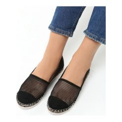 Tomsy damskie: Czarne Espadryle Fisheart