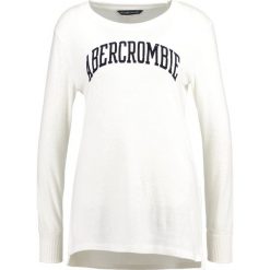 Swetry klasyczne damskie: Abercrombie & Fitch COZY LOGO Sweter white
