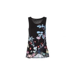 Topy na ramiączkach / T-shirty bez rękawów Desigual OPLAPLA. Czarne topy damskie marki Desigual, m. Za 153,30 zł.