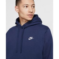 Nike NSW Club Bluza Niebieski. Niebieskie bluzy męskie Nike, l, z haftami, z bawełny, bez kołnierzyka, bez rękawów, bez kaptura. Za 223,95 zł.