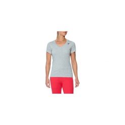 Topy sportowe damskie: Asics Koszulka damska LOGO TOP Heather Grey r. M
