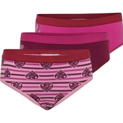 Majtki (3 pary) w kolorze bordowo-różowym. Różowe majtki dziewczęce LEGO Wear. W wyprzedaży za 42,95 zł.