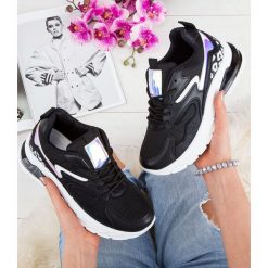 Buty sportowe Foreverfolie F3236 Czarne. Czarne buty sportowe damskie Foreverfolie, bez wzorów, z tkaniny, sportowe. Za 119,00 zł.