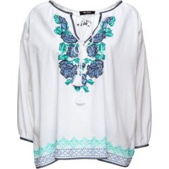 Bluzka My Twin Blusa 191MT2062. Białe bluzki damskie My Twin, s, bez wzorów, z bawełny, bez kołnierzyka, bez rękawów. W wyprzedaży za 369,00 zł.