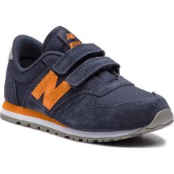 Sneakersy NEW BALANCE - YV420BY Granatowy. Niebieskie trampki chłopięce New Balance, bez wzorów, ze skóry, na rzepy. Za 229,99 zł.