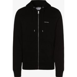 Calvin Klein - Męska bluza rozpinana, czarny. Czarne bluzy męskie Calvin Klein, s, bez wzorów, z bawełny, bez kołnierzyka, bez rękawów, bez kaptura. Za 449,95 zł.