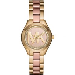 Zegarki damskie: Zegarek MICHAEL KORS – Mini Slim Runway MK3650 Gold/Rose Gold/Gold