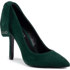 Szpilki LIU JO - Bea 11 S69029 P0021 Nordic Green S1304. Zielone półbuty damskie Liu Jo, z aplikacjami, ze skóry, bez obcasa, na obcasie, bez zapięcia. W wyprzedaży za 519,00 zł.