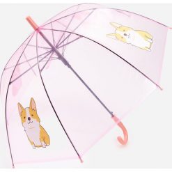 Transparentny parasol - Biały. Białe parasole Reserved, bez wzorów. Za 34,99 zł.