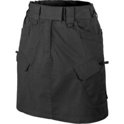 Spódnica UTL (Urban Tactical Skirt) - PolyCotton Ripstop - Czarna - 34 (ST-UTW-PR-01-G08). Czarne spódniczki damskie HELIKON-TEX, bez wzorów. Za 129,00 zł.