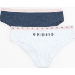 Majtki damskie: 2 pack majtek typu figi – Kremowy