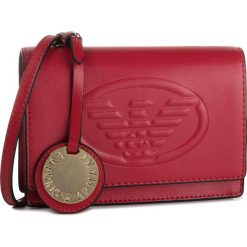 Torebka EMPORIO ARMANI - Y3B086 YH18A 80133 Ruby Red. Czerwone listonoszki damskie Emporio Armani, bez wzorów, ze skóry ekologicznej, bez dodatków. W wyprzedaży za 389,00 zł.