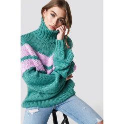 Glamorous Sweter z golfem - Green. Zielone golfy damskie Glamorous, z dzianiny. Za 283,95 zł.