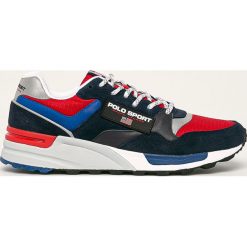 Polo Ralph Lauren - Buty. Niebieskie buty sportowe męskie Polo Ralph Lauren, ze skóry, na sznurówki. W wyprzedaży za 499,90 zł.