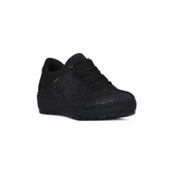 Buty Enval CAPRA NERO. Czarne trampki i tenisówki damskie marki Enval, bez wzorów, bez zapięcia. Za 302,25 zł.