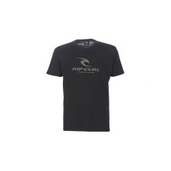 T-shirty z krótkim rękawem Rip Curl PEAK ICON. Czarne t-shirty męskie Rip Curl, s, bez wzorów, bez kołnierzyka, krótkie. Za 89,00 zł.