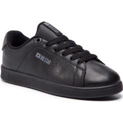 Sneakersy BIG STAR - DD274219 Black. Czarne półbuty damskie marki BIG STAR, bez wzorów, ze skóry ekologicznej, retro, bez obcasa, na płaskiej podeszwie, bez zapięcia. Za 129,00 zł.