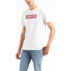 Levi's Koszulka Biały. Białe podkoszulki męskie Levi's®, s, z nadrukiem, z bawełny, z krótkim rękawem. Za 102,95 zł.