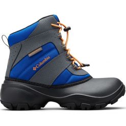 Młodzieżowe buty zimowe Columbia Rope Tow III 1637851437. Niebieskia buty chłopięce zimowe Columbia, bez zapięcia. Za 293,99 zł.