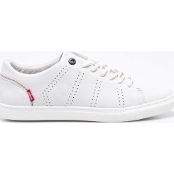 Levi's - Buty Vernon. Białe buty sportowe męskie marki Levi's®, z gumy, na sznurówki. W wyprzedaży za 299,90 zł.